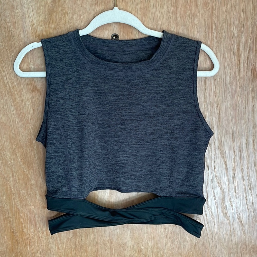 Cropped Cut Out Athletic Top